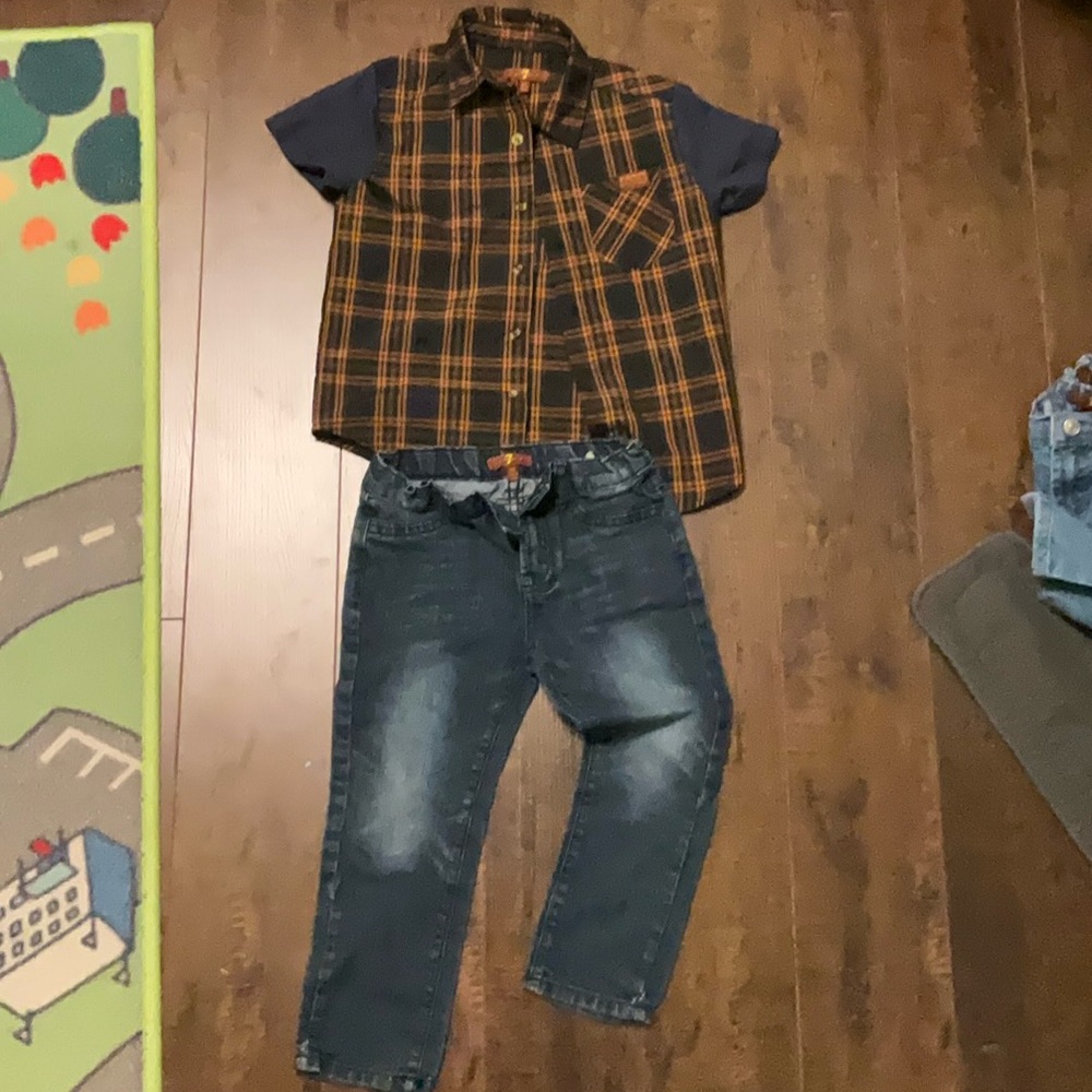 7 For All Mankind toddler boys set